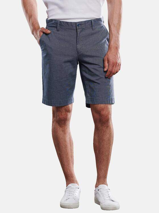engbers Herren Chino-Short regular Mittelblau 31595