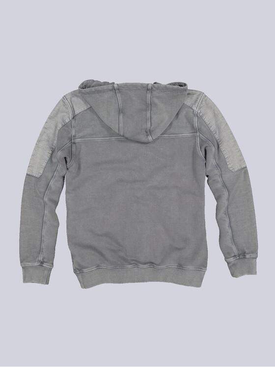 engbers Herren Sweatjacke mit Kapuze Grau 35595