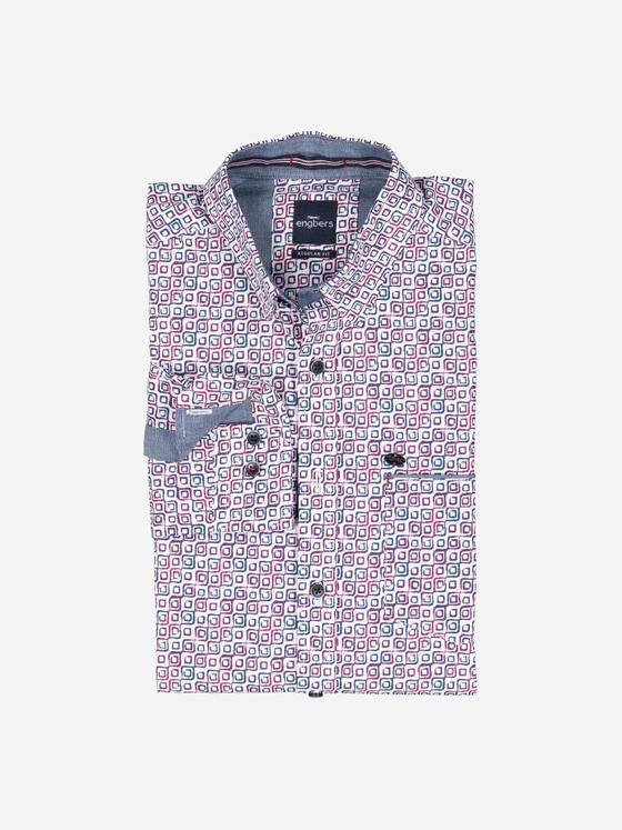 engbers Herren Hemd langarm Violett 37639