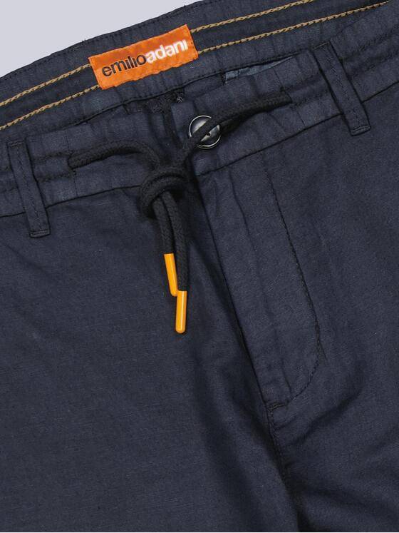 emilio adani Herren Chino mit Tunnelzug Blau 38612