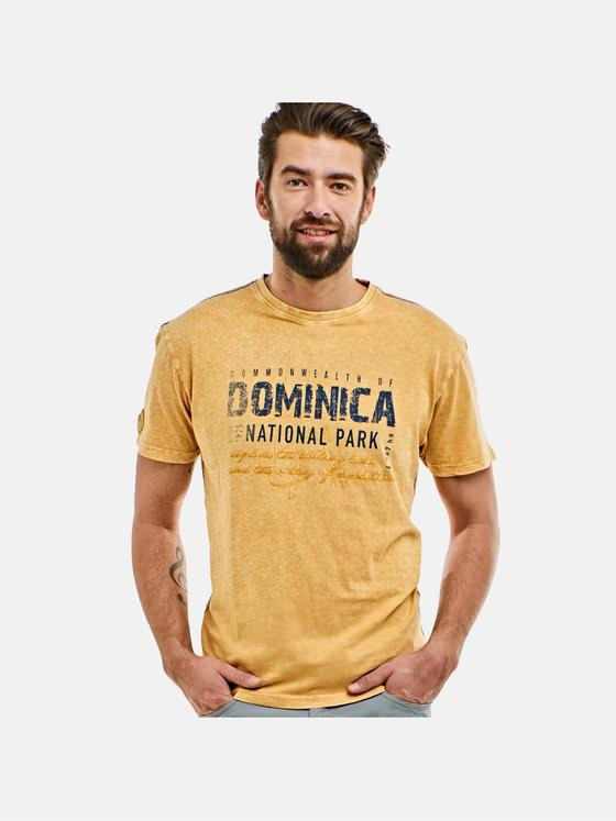 engbers Herren Rundhals T-Shirt Safrangelb 25139