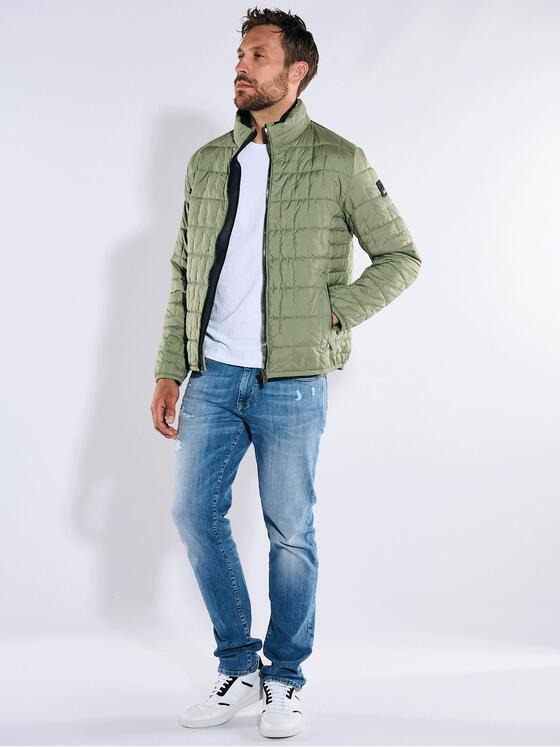 emilio adani Herren Steppjacke regular Grün 36248
