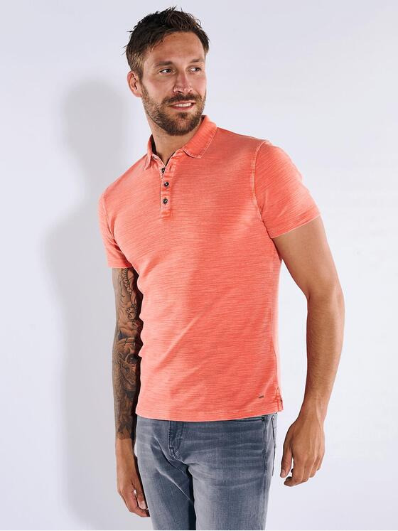 emilio adani Herren Polo-Shirt strukturiert Rot 36195