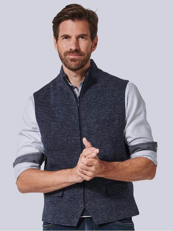 engbers Herren Sakko-Weste regular Indigoblau 35258