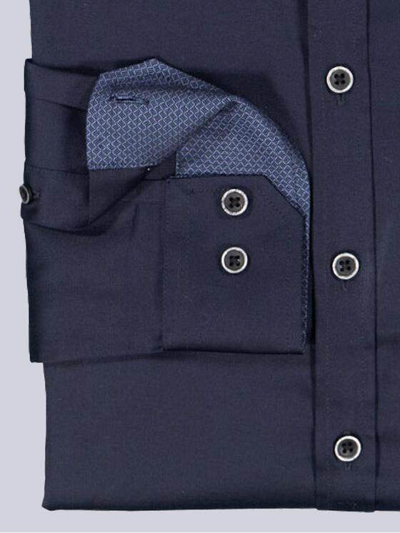 emilio adani Herren Langarm-Hemd "My Favorite" Saphirblau 35154