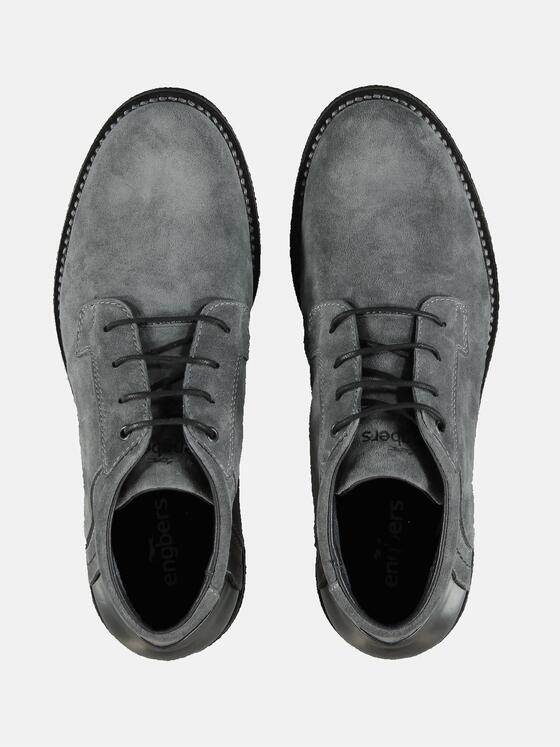 engbers Herren Leder-Boot Kieselgrau 31943
