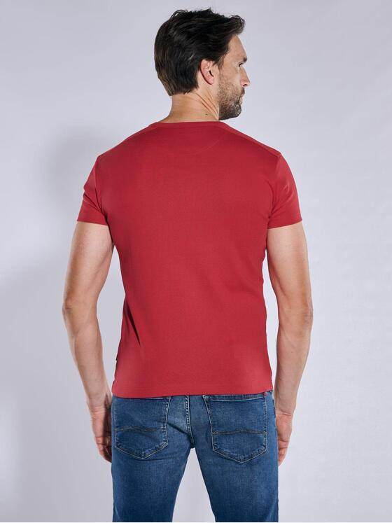 engbers Herren Basic-Shirt "My Favorite" organic Rot 34380
