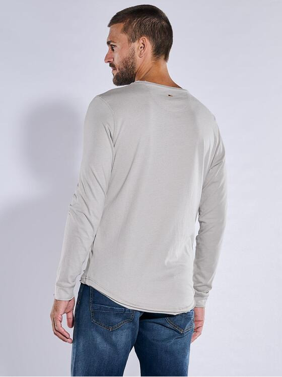 emilio adani Herren Langarm-Shirt "My Favorite" Grau 35663