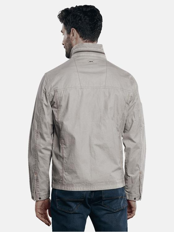 engbers Herren Sportive Baumwoll-Jacke Beige 30639