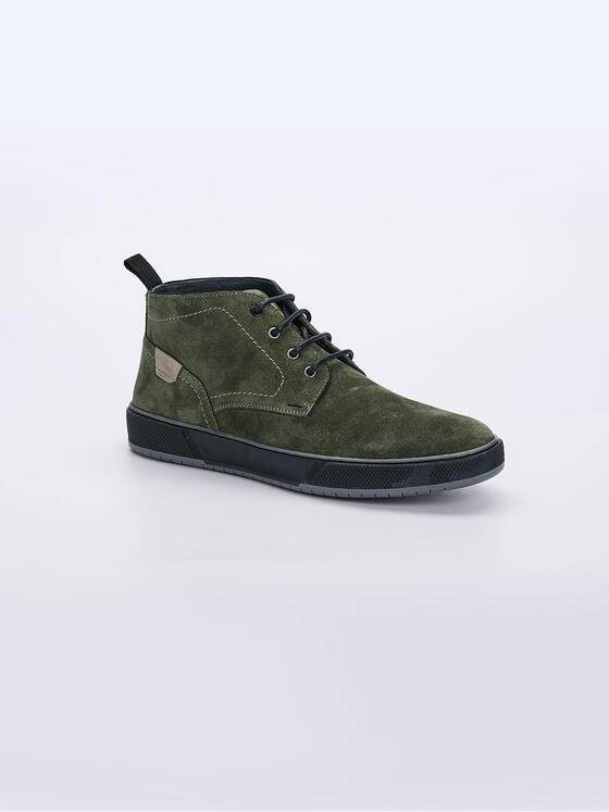 engbers Herren Boots aus Leder Grün 37442