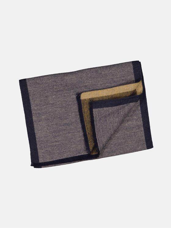 engbers Herren Schal gemustert Blau 35952