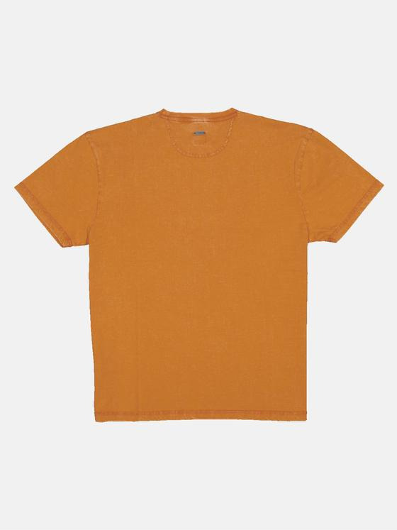 engbers Herren T-Shirt mit Stickerei Dunkelorange 32794