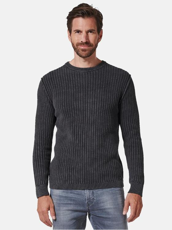 engbers Herren Pullover uni Grau 35409