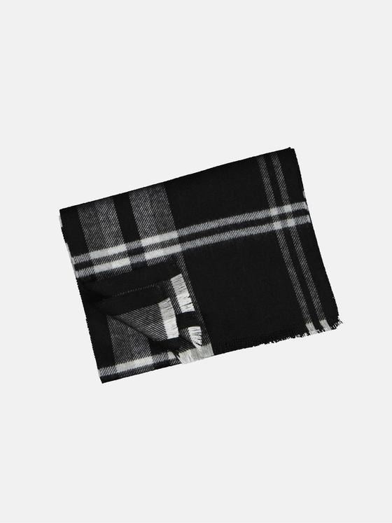 engbers Herren Webschal kariert Grau 33859