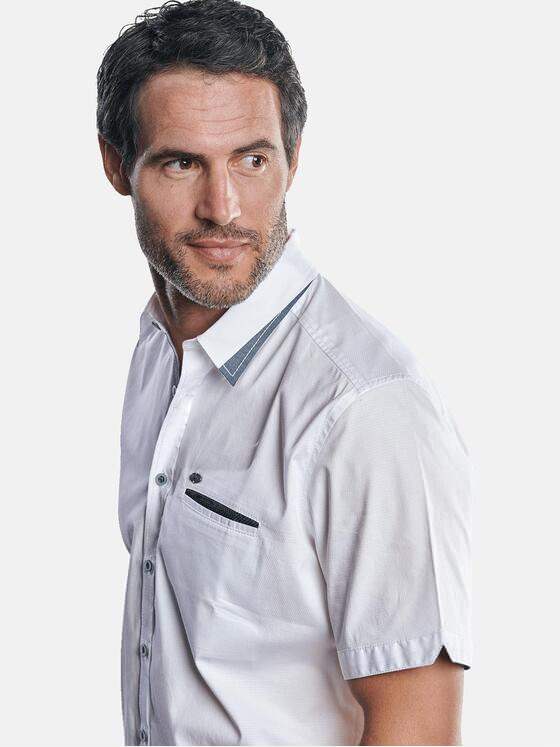 engbers Herren Hemd uni Reinweiss 30034