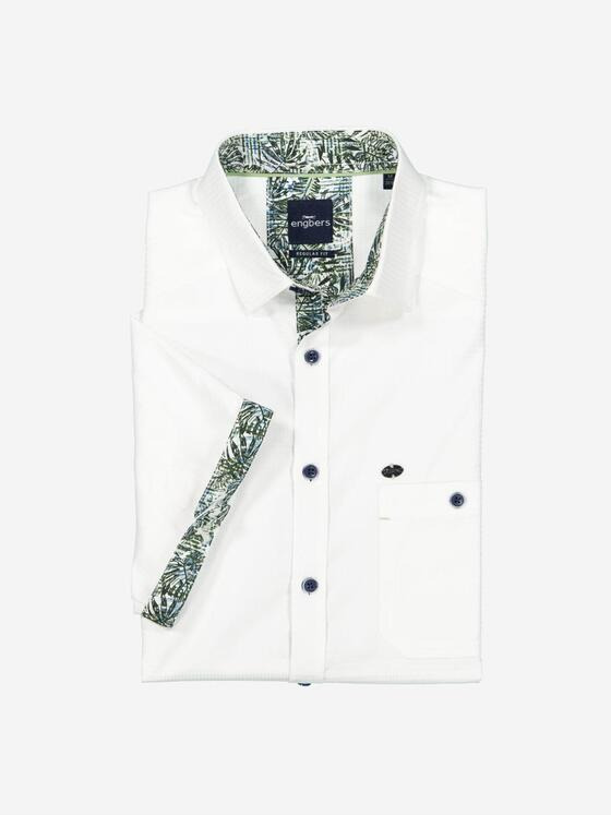 engbers Herren Kurzarm-Hemd regular Reinweiss 36549