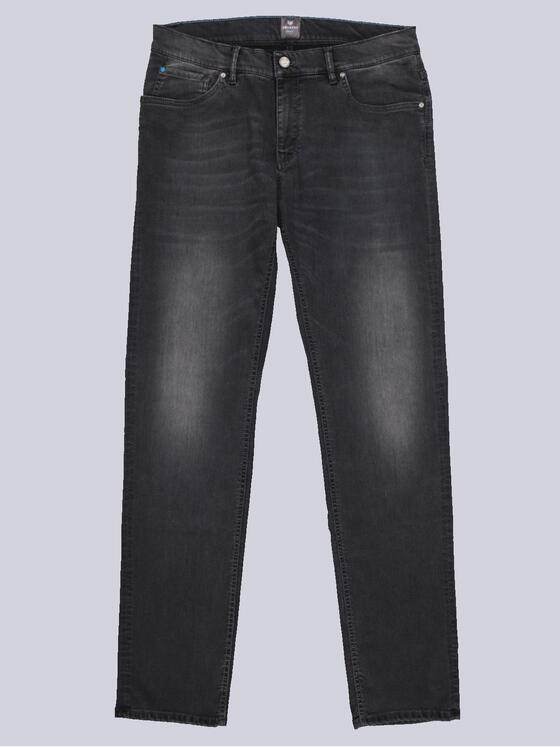 ENGBERS GERMANY Herren Super-Stretch-Jeans mit einezigartigen Wascheffekten Schwarz 35545