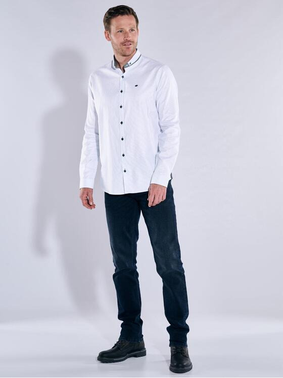 engbers Herren Langarm-Hemd regular Blau 37270