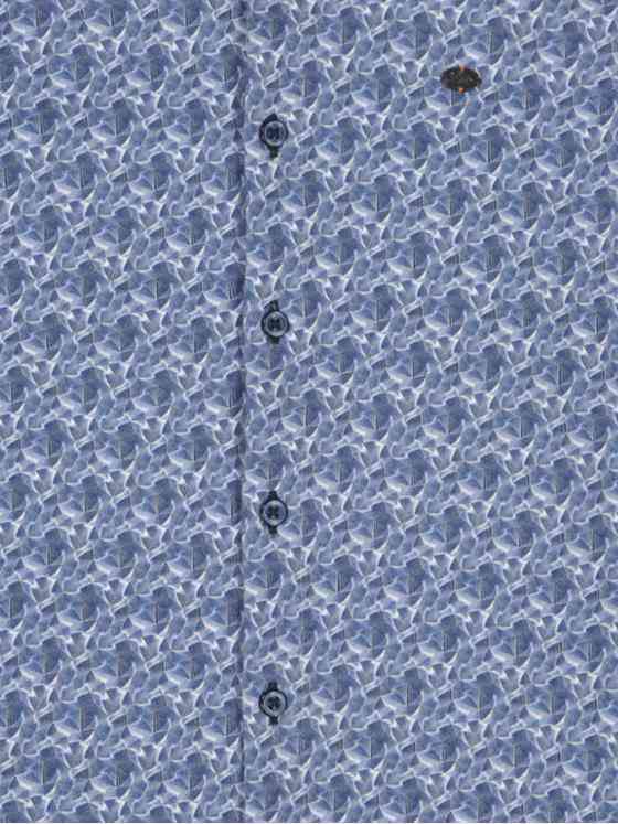 engbers Herren Langarm-Hemd Jersey Brilliantblau 32669