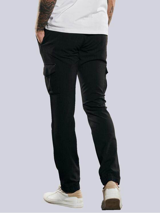 emilio adani Herren Cargo-Hose slim fit Grau 35240