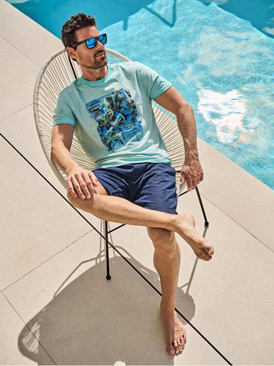 engbers Herren T-Shirt uni Tuerkis 38974