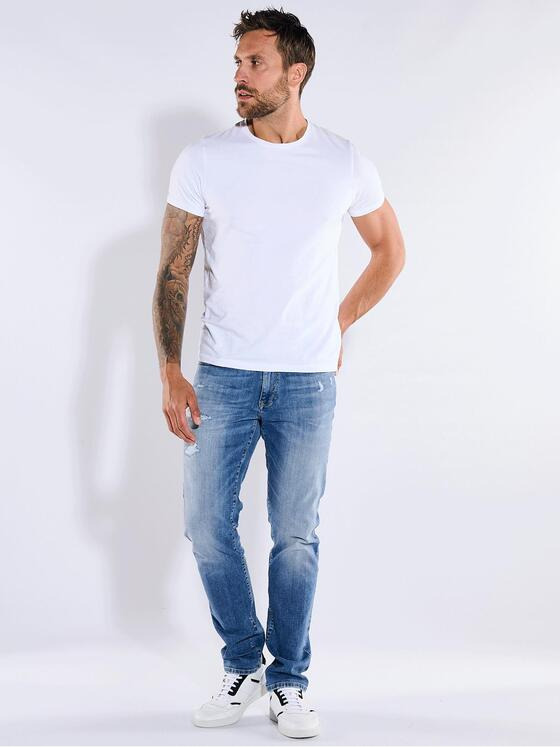 emilio adani Herren Super-Stretch-Jeans slim fit Blau 36253