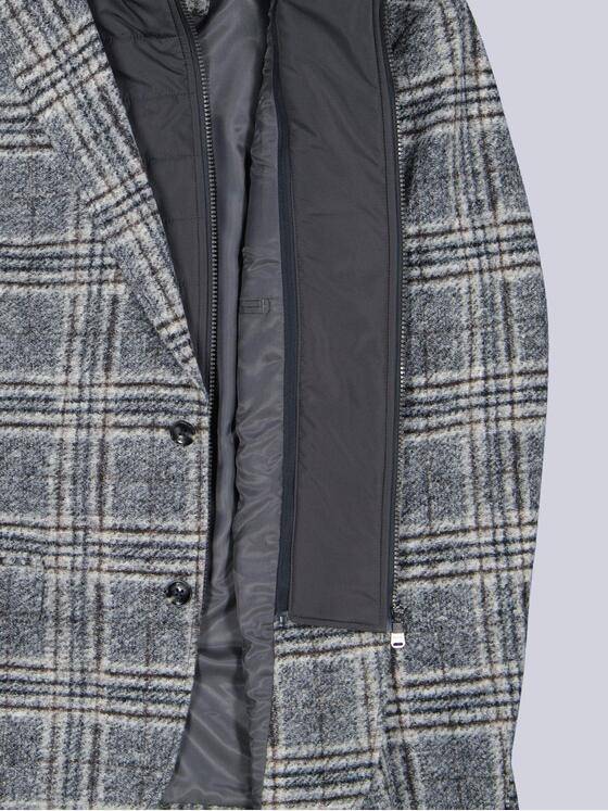 emilio adani Herren Sakko mit heraustrennbarm Inlet Silbergrau 39390