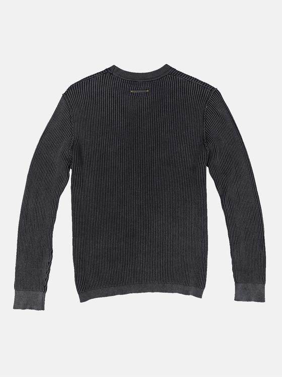 emilio adani Herren Pullover strukturiert Grau 33451