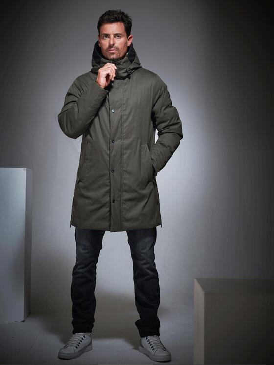 ENGBERS GERMANY Herren Parka mit Soronafüllung Grün 35422