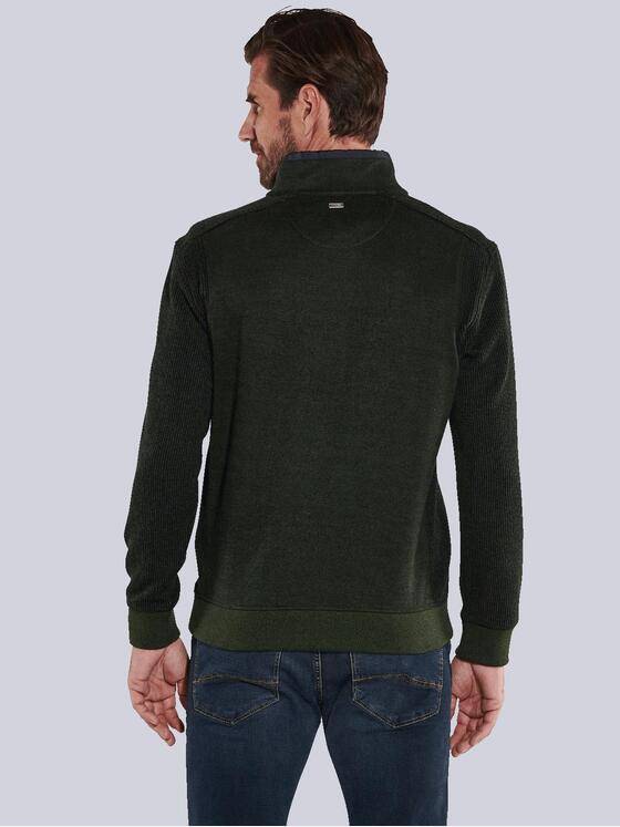 engbers Herren Sweatshirt mit Stehkragen Grün 35638