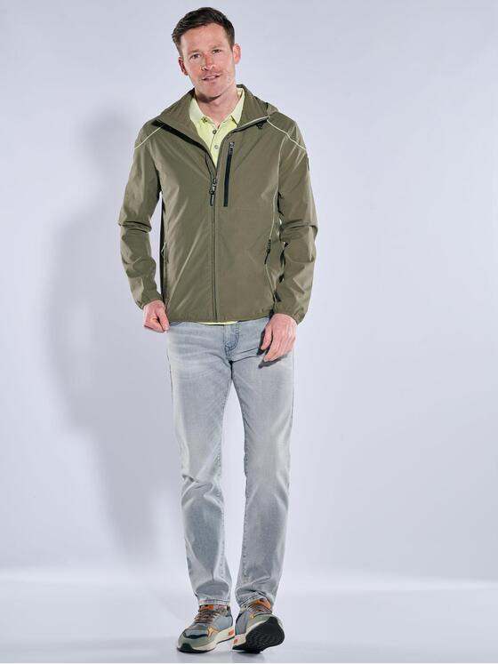 engbers Herren Übergangsjacke mit abnehmbarer Kapuze Khaki 38372