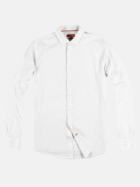 emilio adani Herren Jersey-Hemd mit T-Shirt Feeling Weiß 29526