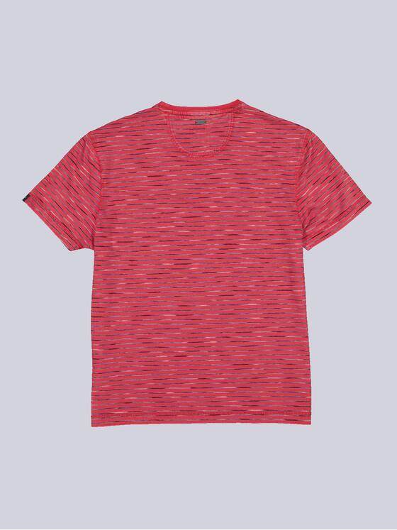 engbers Herren T-Shirt gestreift Rot 35241