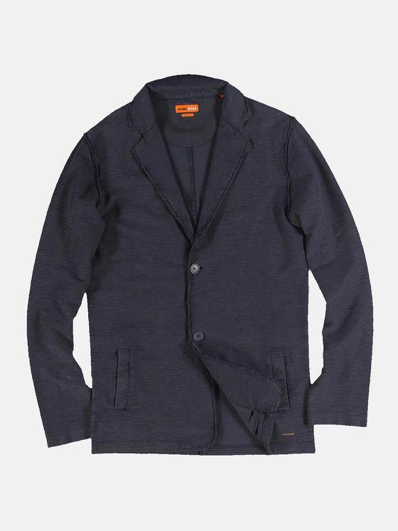 emilio adani Herren Lässiges Sweatsakko Blau 31055