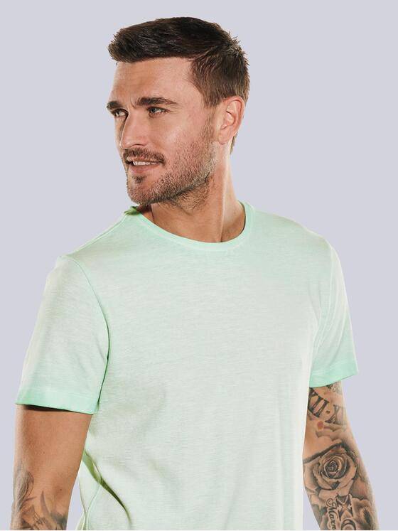 emilio adani Herren T-Shirt regular Türkis 35078