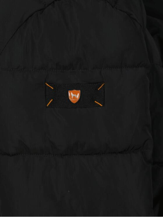 emilio adani Herren Steppjacke mit Kapuze Schwarz 35509