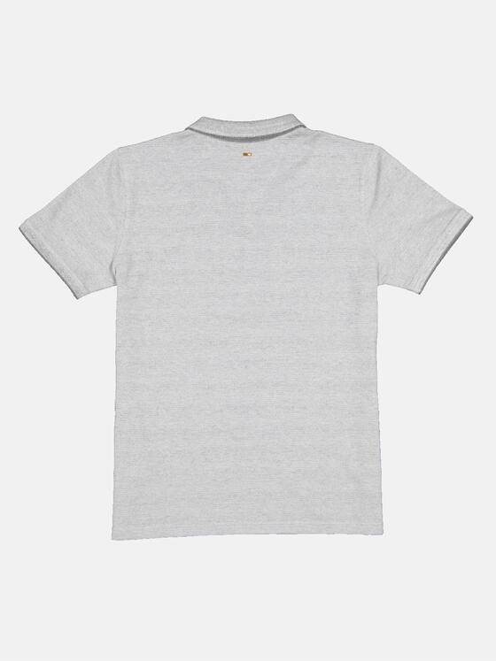 emilio adani Herren Polo-Shirt mit dezenter Strukur Weiß 33414