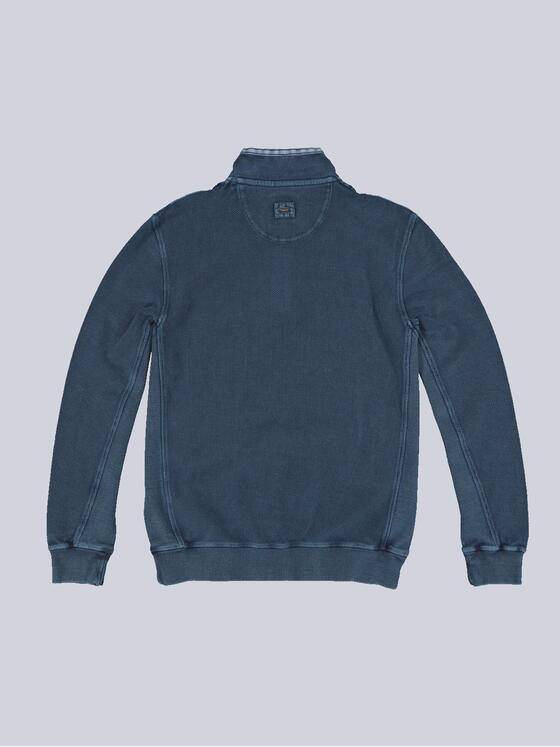 engbers Herren Sweatshirt mit Stehkragen Blau 36185