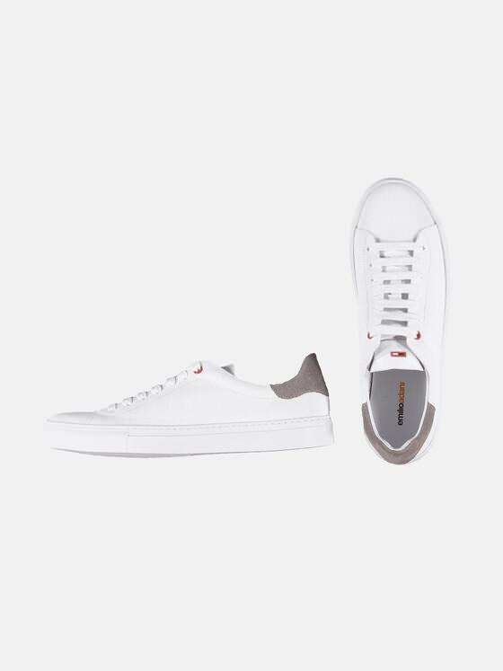 emilio adani Herren leichter Sommersneaker Weiß 29632