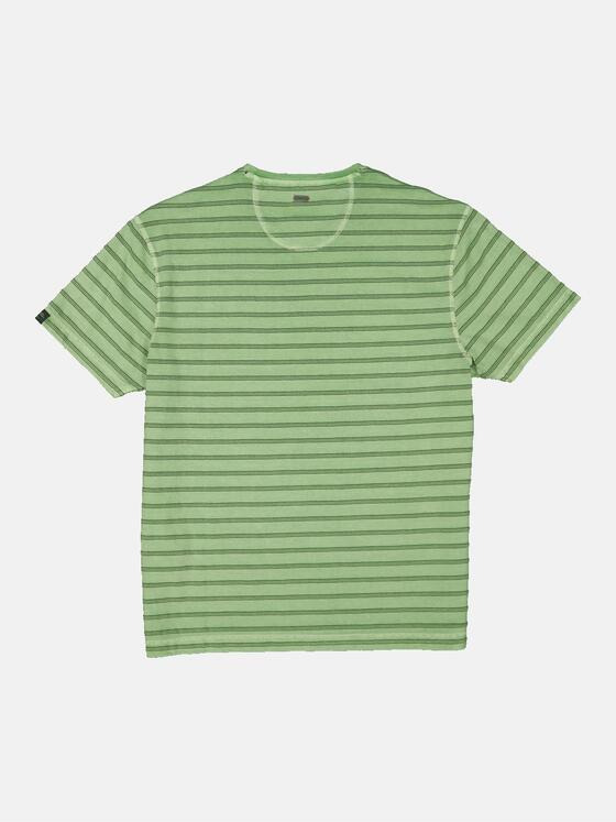 engbers Herren T-Shirt gestreift Grün 34519