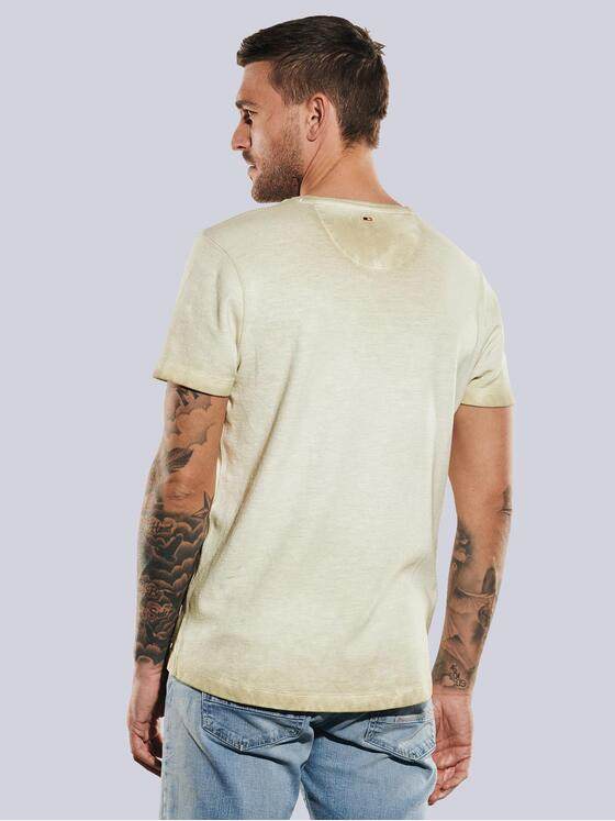 emilio adani Herren T-Shirt regular Beige 35077