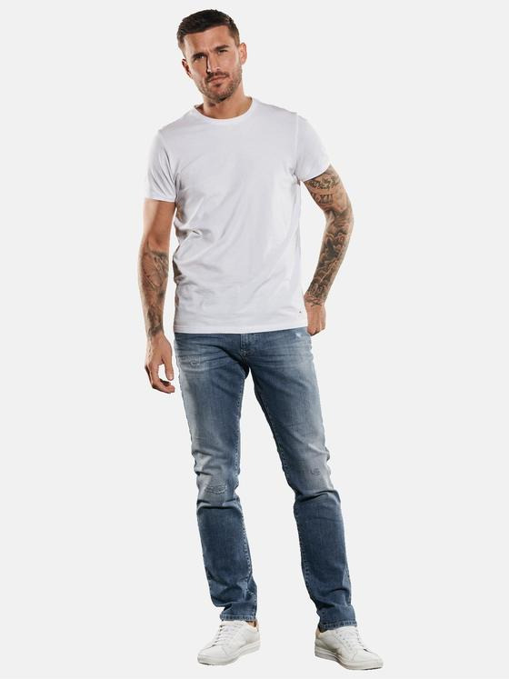 emilio adani Herren Super-Stretch-Jeans slim fit Blau 35228