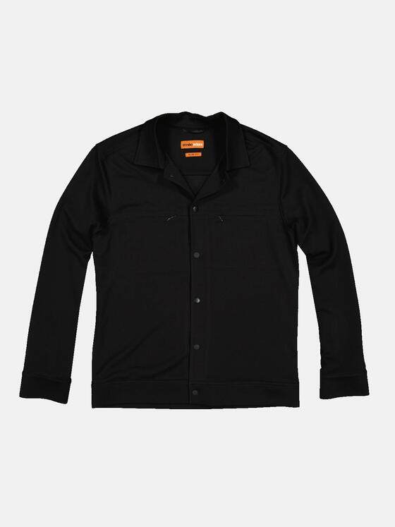 emilio adani Herren Freizeit-Sakko slim fit Schwarz 35267
