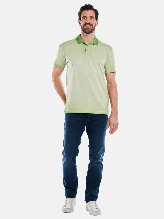 engbers Herren Polo-Shirt regular Grün 35067