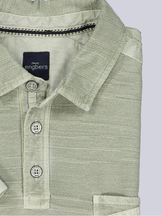 engbers Herren Polo-Shirt meliert Grün 38453