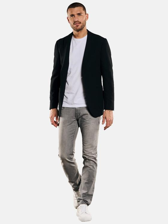 emilio adani Herren Freizeit-Sakko Slim Fit Schwarz 32975