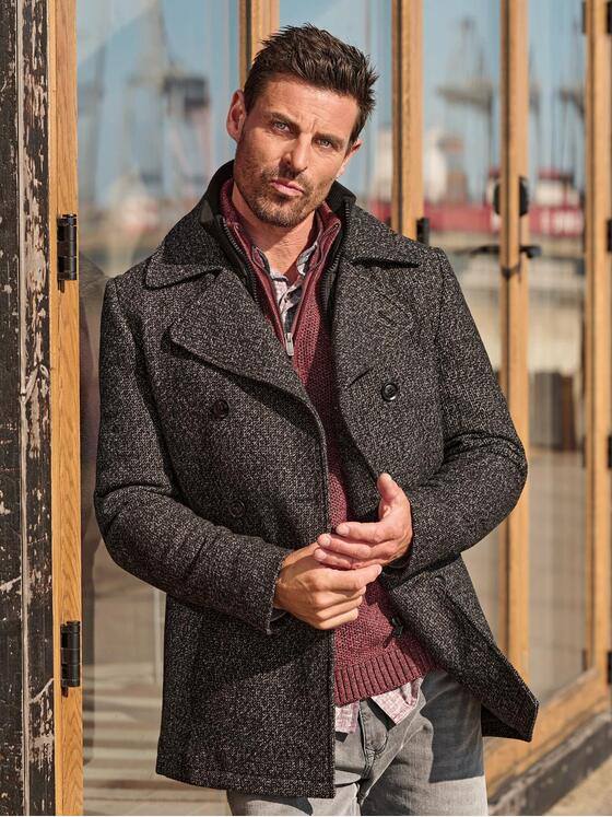 engbers Herren Jacke mit heraustrennbarem Inlet Grau 33585