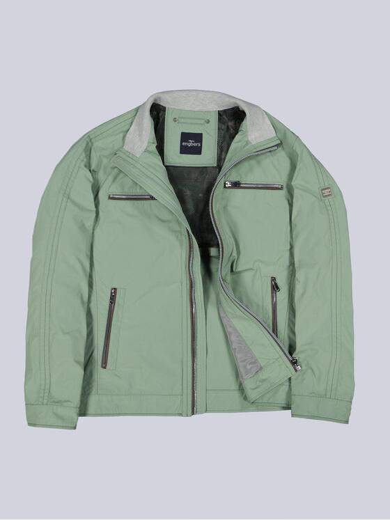 engbers Herren Blouson-Jacke mit Kontrastdetails Hellgruen 38367
