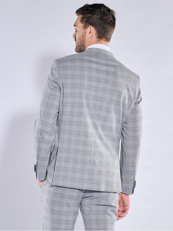 emilio adani Herren Anzug-Sakko slim fit Grau 38493