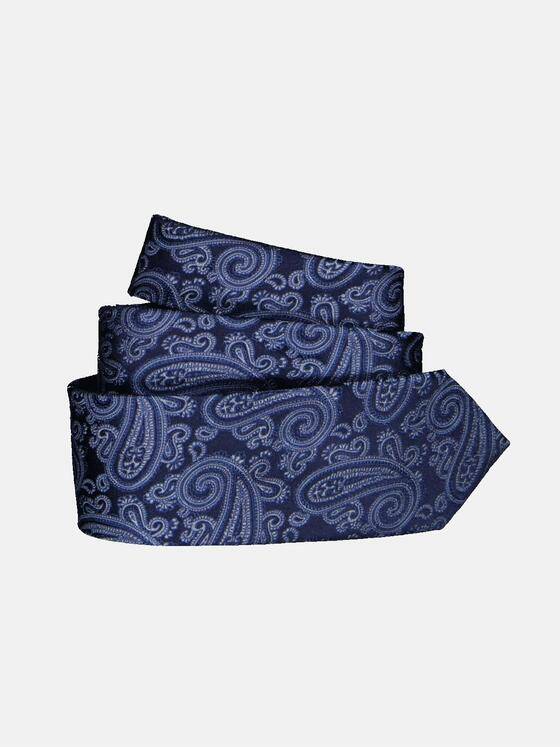 engbers Herren Krawatte gemustert Saphirblau 34742